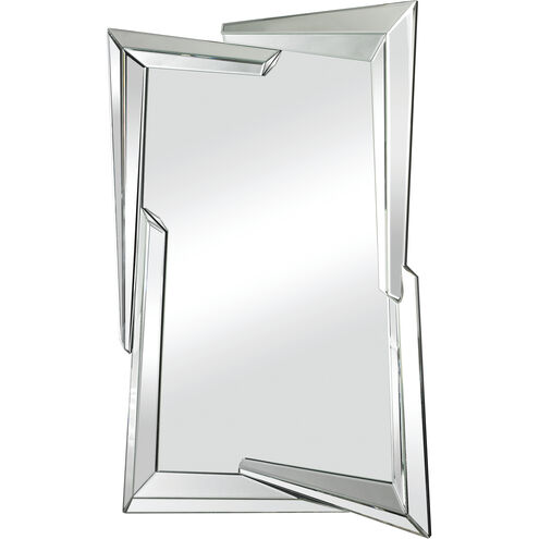 Juxtaposed Angles 48 X 32.5 inch Clear Wall Mirror
