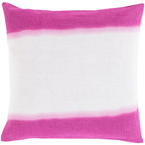 Double Dip 18 inch Ivory, Bright Purple, Bright Pink Pillow Kit