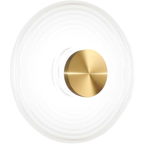 Windfeild LED 18 inch Aged Brass Wallchiere Wall Light in White