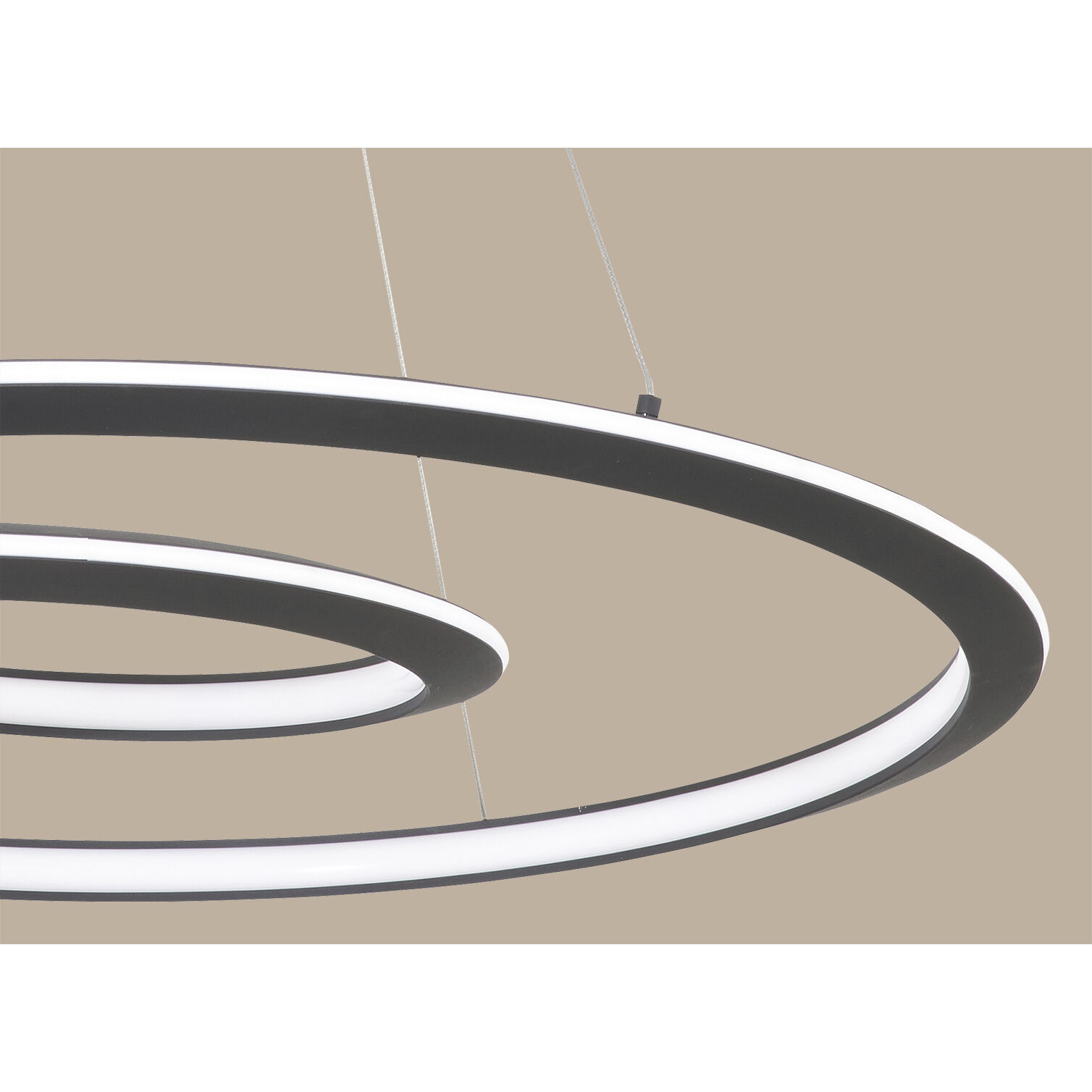 Infinite LED Sand Black Pendant Ceiling Light