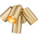 Lumina 5 Light 17 inch Modern Gold Chandelier Ceiling Light