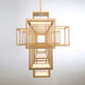 Ferro LED 16 inch Gold Chandelier Ceiling Light