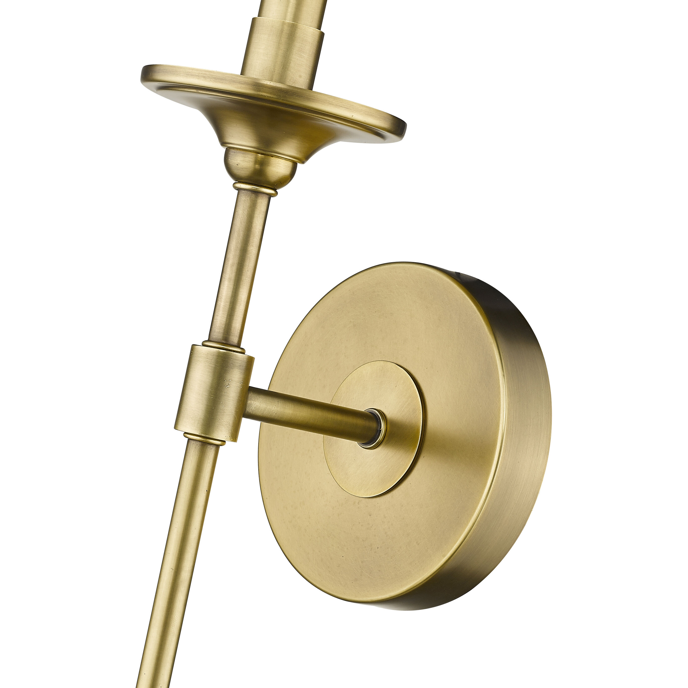 Emily 1 Light 5.5 inch Rubbed Brass Wall Sconce Wall Light