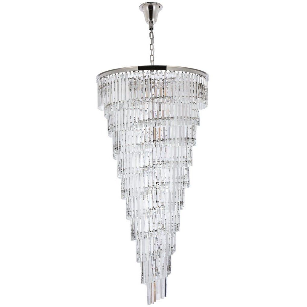 Sydney 42 Light 36.5 inch Polished Nickel Chandelier Ceiling Light