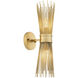 Romeo 2 Light 4.72 inch Antique Brass Wall Lamp Wall Light