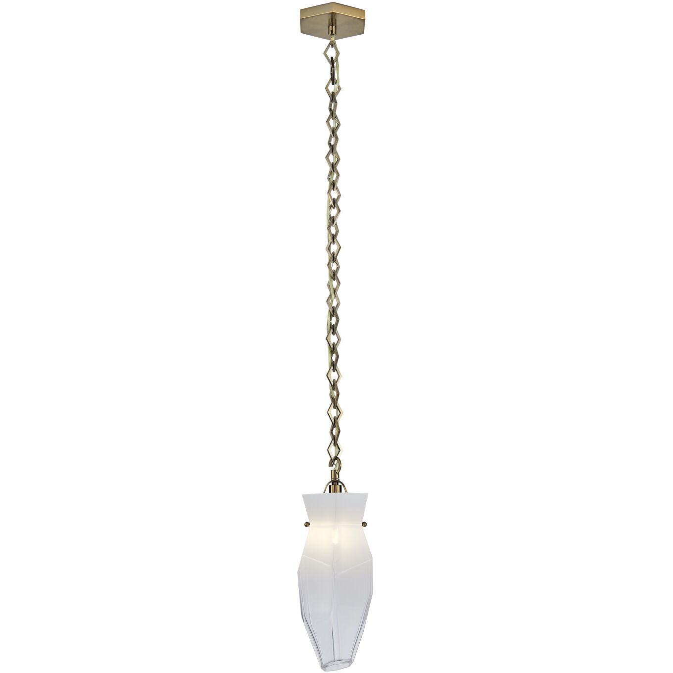 Bolsa 1 Light 6.5 inch Winter Brass Pendant Ceiling Light