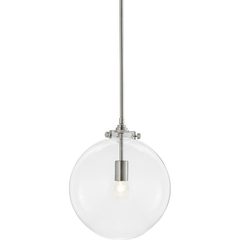 Menton 1 Light 12 inch Brushed Nickel Pendant Ceiling Light