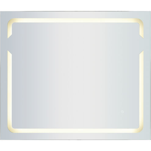 Reflekt 42 X 36 inch Mirror with Brushed Aluminum Wall Mirror