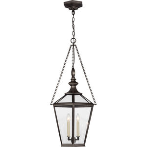 Chapman & Myers Evaline LED 18 inch Bronze Lantern Pendant Ceiling Light, Medium