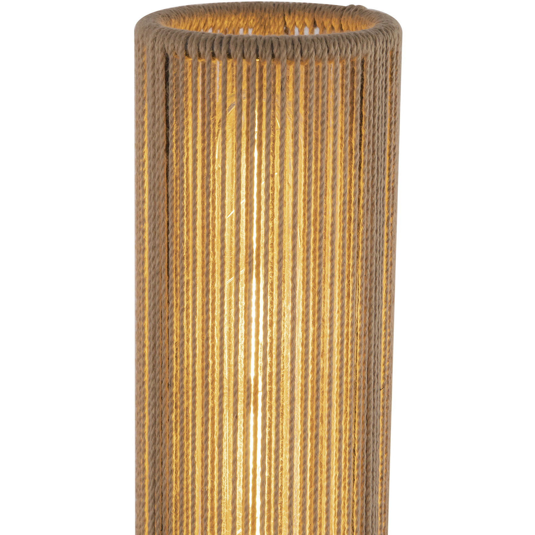 Alora Mood Colby Wall/Vanity Light Wall Light in Matte Black and Tan Jute
