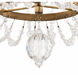 Voliere 6 Light 24.25 inch Havana Gold Semi-Flush Ceiling Light