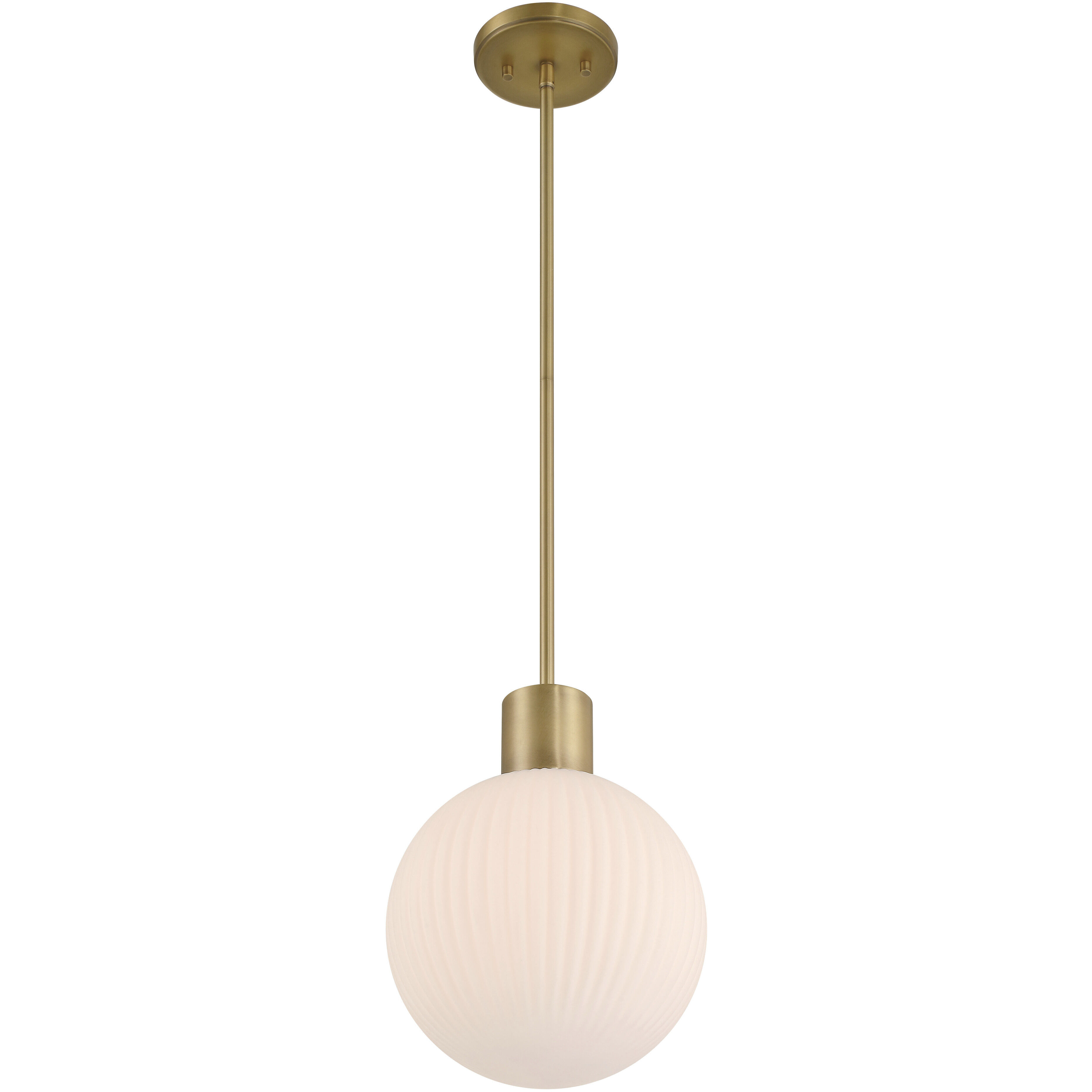 Fenton 1 Light 10 inch Legacy Brass Pendant Ceiling Light