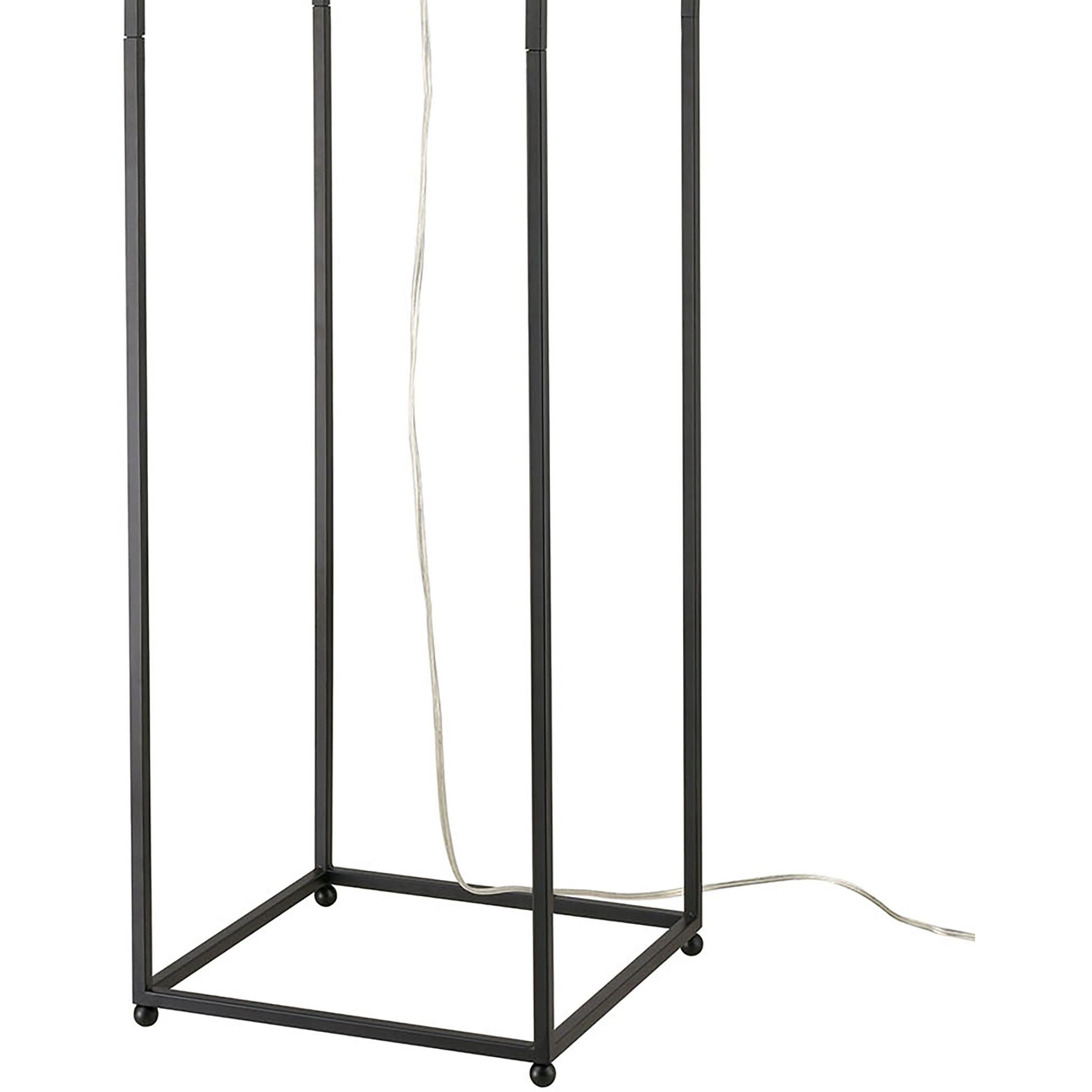 Gavia 60 inch 100 watt Antique Gold with Black Floor Lamp Portable Light