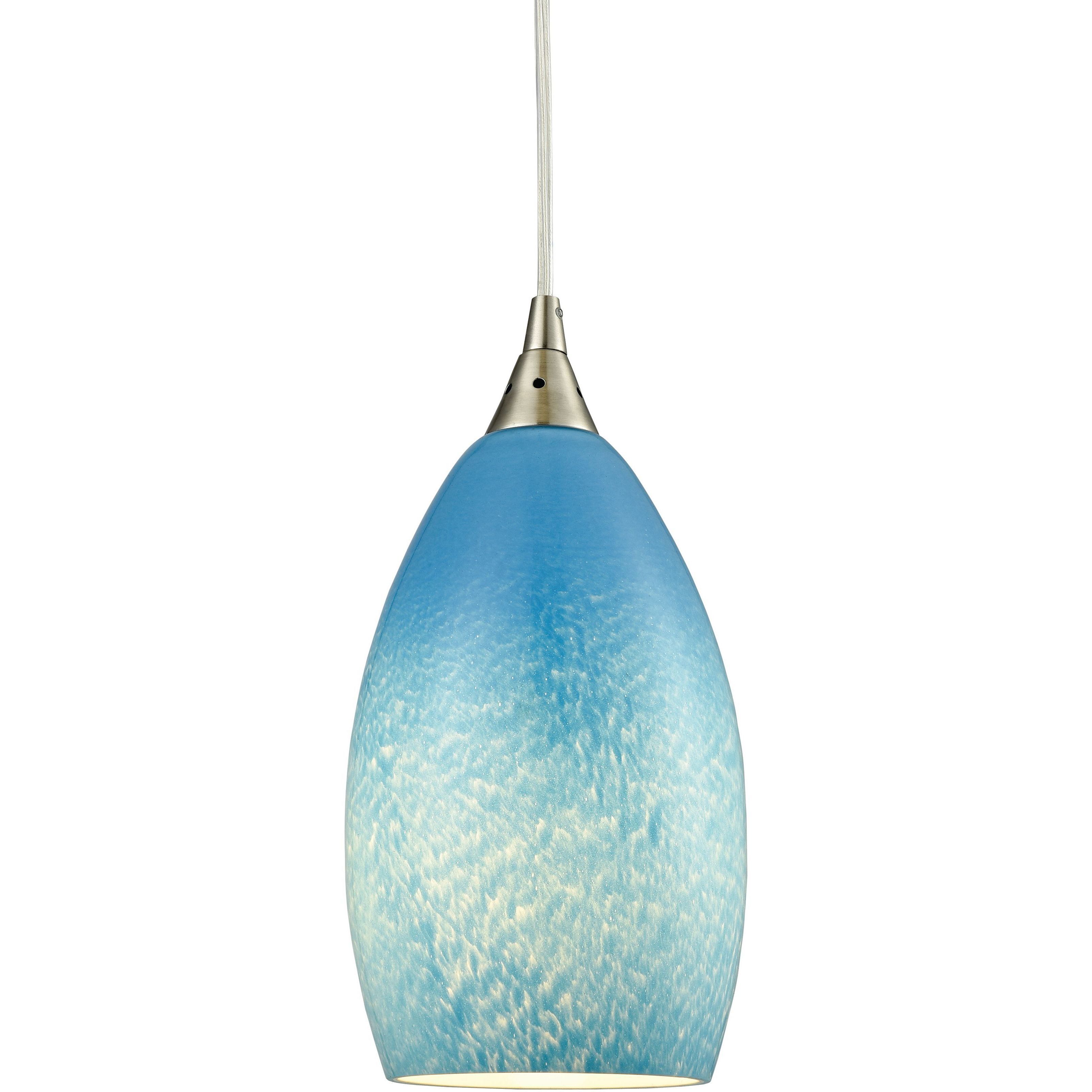 Earth 1 Light 5 inch Satin Nickel Pendant Ceiling Light