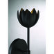 Vintage LED 5 inch Matte Black Wall Sconce Wall Light