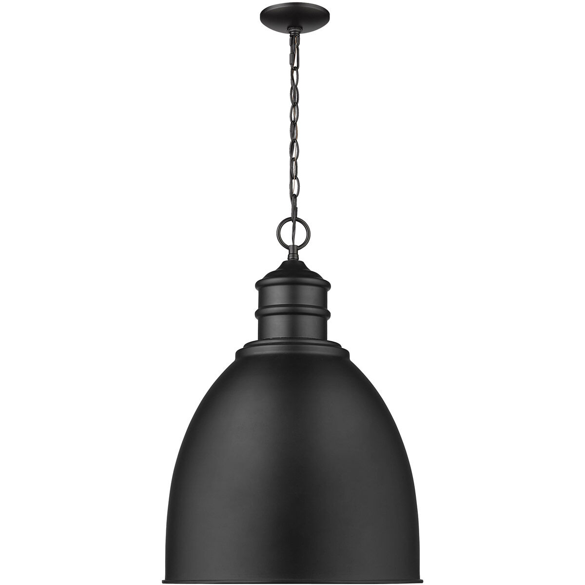 Colby 1 Light 17.5 inch Matte Black Pendant Ceiling Light