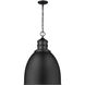 Colby 1 Light 17.5 inch Matte Black Pendant Ceiling Light