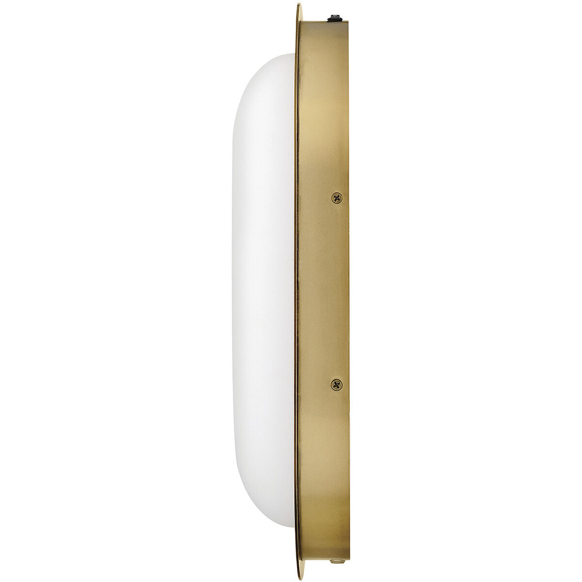 Emme LED 6 inch Heritage Brass Bath Wall Light