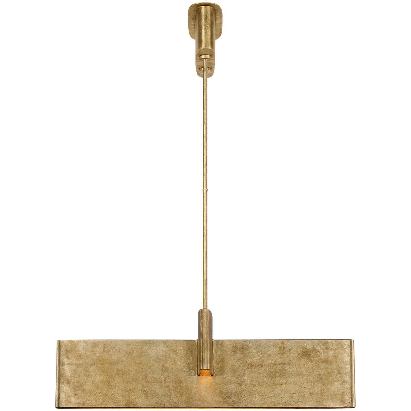 Kelly Wearstler Lotura LED 36 inch Museum Gild Intersecting Linear Pendant Ceiling Light
