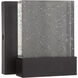 Aria II Outdoor Wall Mount in Textured Black , Small
