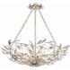 Marselle 6 Light 24 inch Antique Silver Semi Flush Ceiling Light