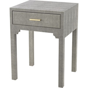 Sands Point 22 X 16 inch Gray Accent Table, 1 Drawer