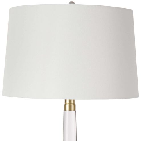 Stowe 34 inch 150.00 watt Clear Table Lamp Portable Light
