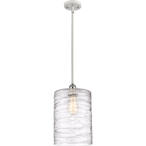 Ballston Cobbleskill 1 Light 9 inch White and Polished Chrome Mini Pendant Ceiling Light