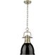 Duncan 1 Light 8.88 inch Pendant