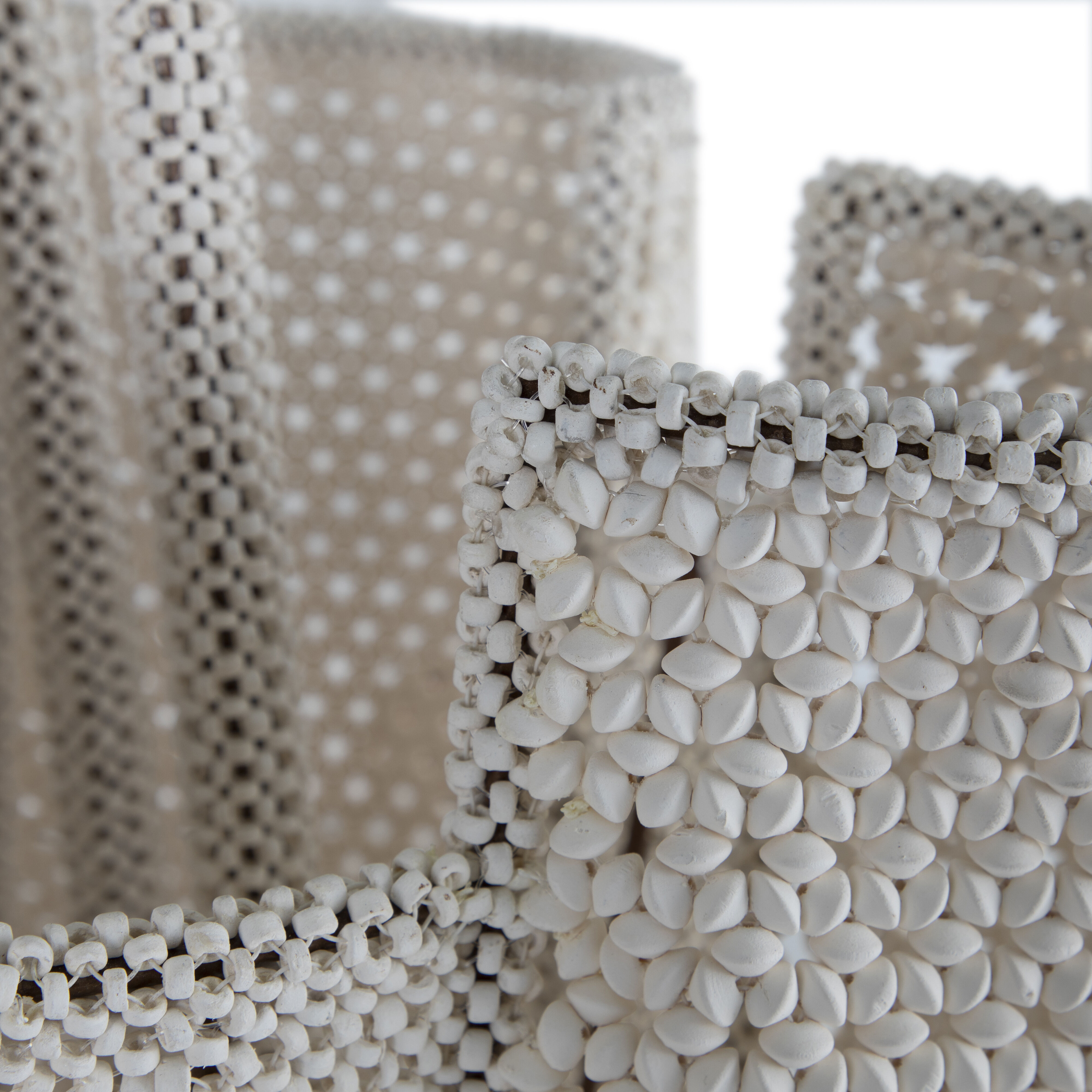 Teagan 4 Light 18.5 inch Winter White and Sun Bleached Natural Pendant Ceiling Light