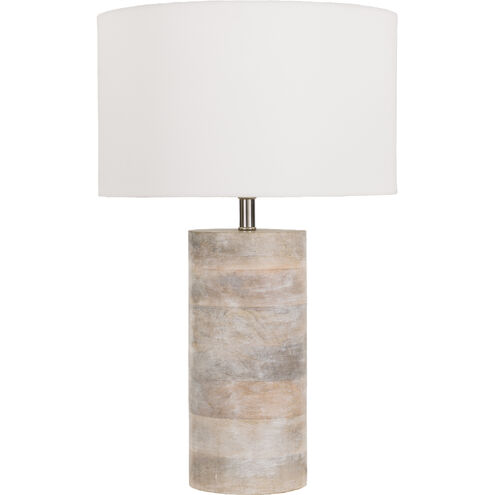 Arbor 15 inch 60 watt Natural Table Lamp Portable Light