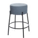Soloist 26 inch Black and Sky Blue Counter Stool