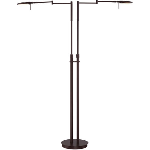 Dessau Turbo 40 inch 13 watt Bronze Floor Lamp Portable Light