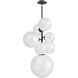 Delilah 7 Light 25 inch Black Pendant Ceiling Light