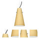 Cierro 1 Light Black Cable Pendant Ceiling Light