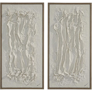 Volterra White Wall Art, 2 Piece