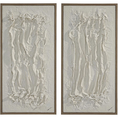 Volterra White Wall Art, 2 Piece