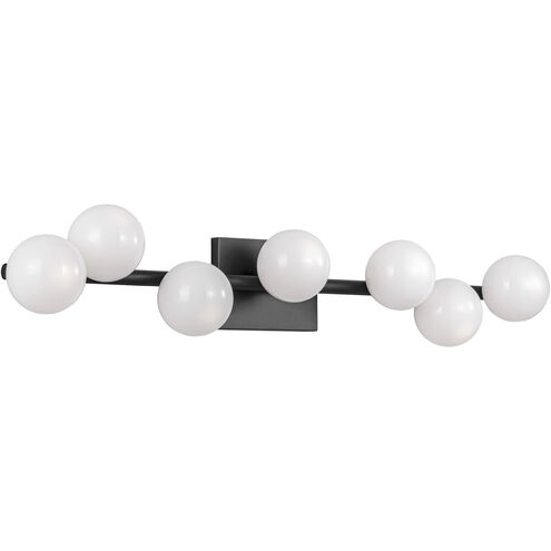 Sean Lavin Altair 7 Light 32 inch Aged Iron Bath Vanity Wall Light