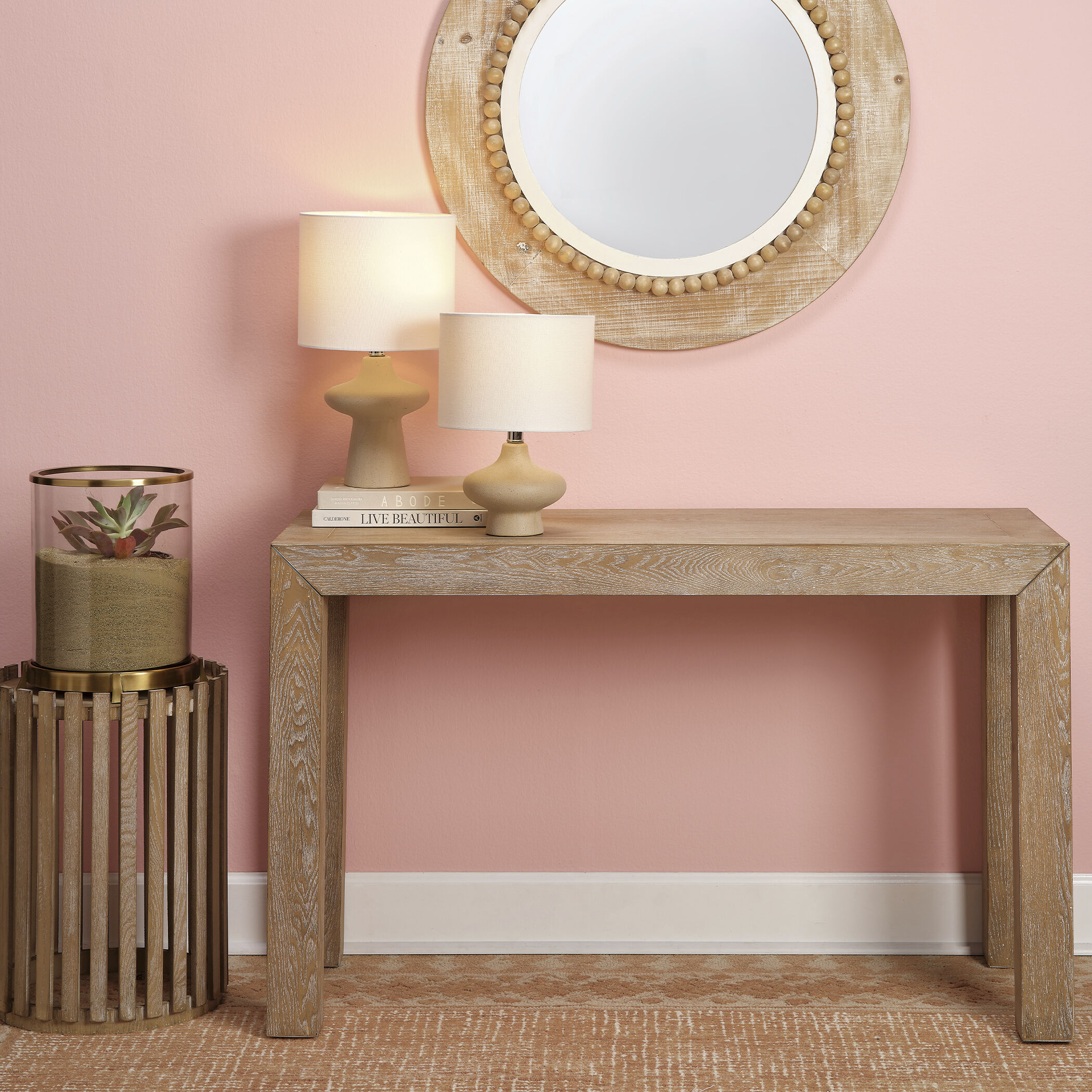 Oliver 16.5 inch 60.00 watt Beige Table Lamp Portable Light