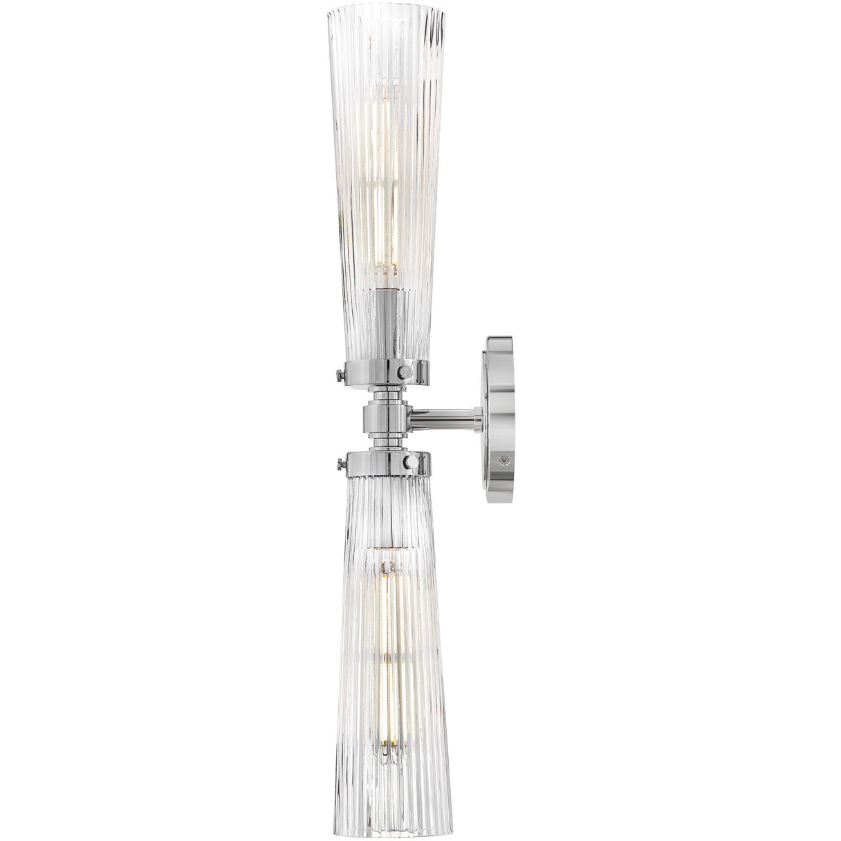 Jude 2 Light 24 inch Polished Nickel Bath Light Wall Light