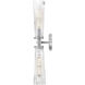 Jude 2 Light 24 inch Polished Nickel Bath Light Wall Light