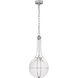 Chapman & Myers Gracie LED 13 inch Polished Nickel Captured Globe Pendant Ceiling Light, Medium