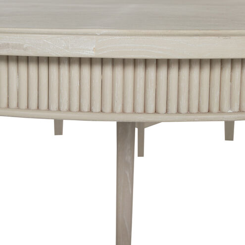 Whitlock 86 X 44 inch Cerused White Dining Table