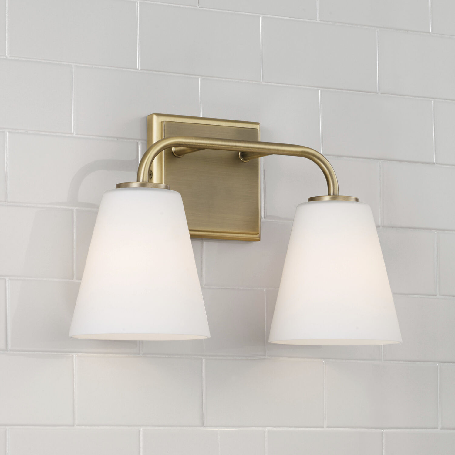 Brody 2 Light 14.5 inch Aged Brass Vanity Light Wall Light