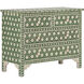 Clark Green and White/Cream Chest