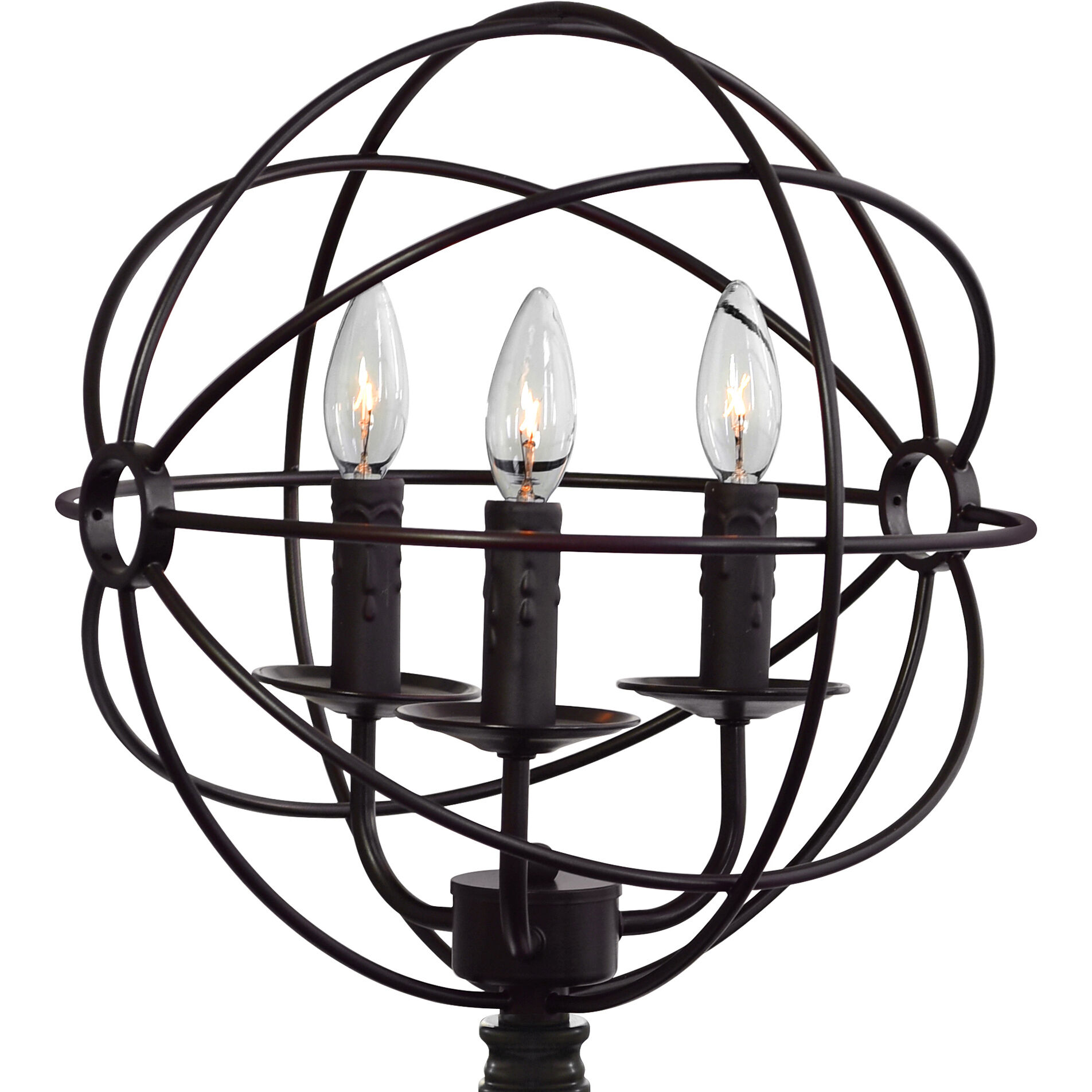 Arza 25 inch 60.00 watt Brown Table Lamp Portable Light