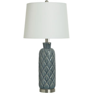 Celtic 29.5 inch 100.00 watt Blue Gray Table Lamp Portable Light