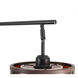 Layers 86 inch 60 watt Charcoal Gray and Gunmetal Arc Floor Lamp Portable Light