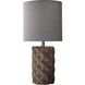 Sophia 23 inch Gray Table Lamp Portable Light