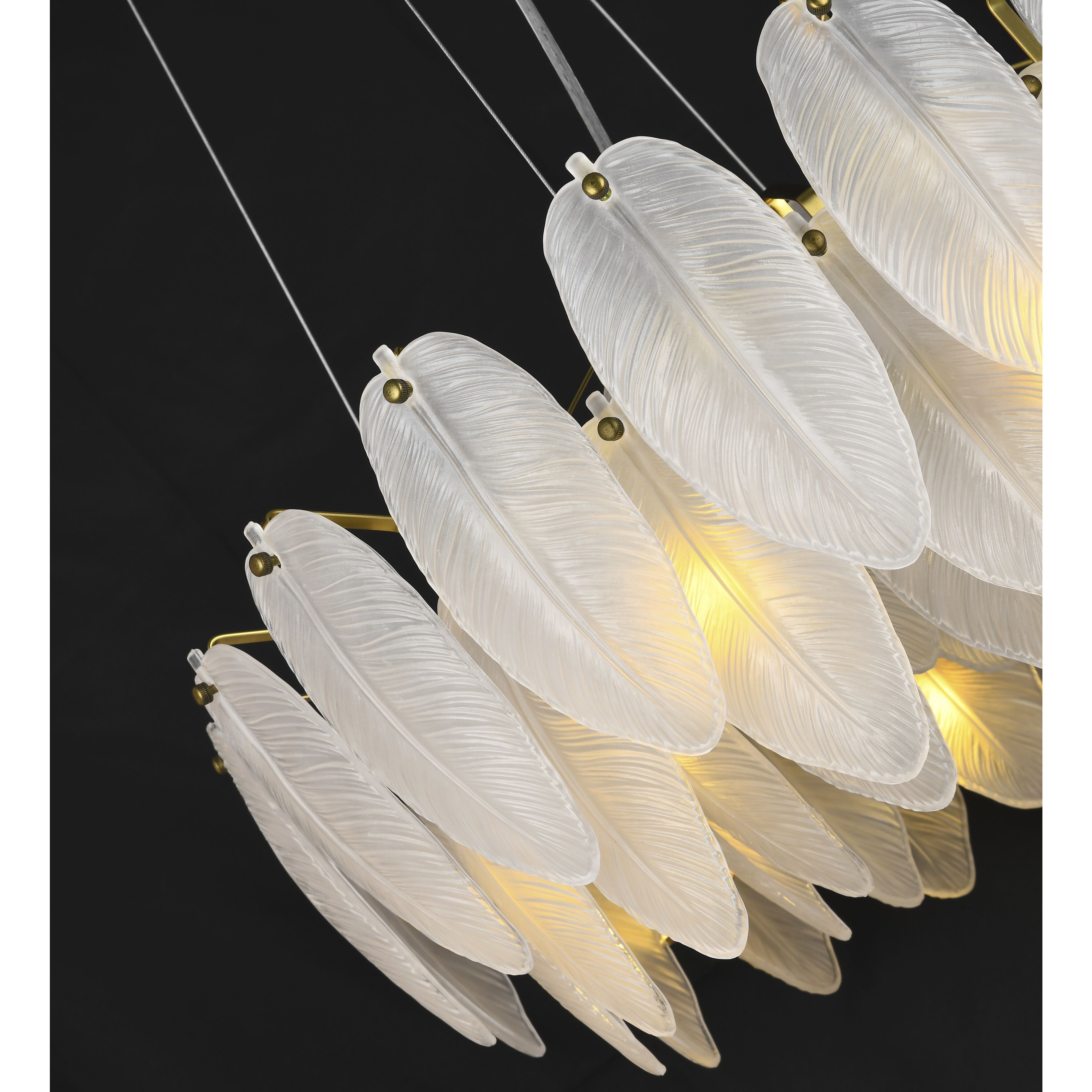 Canada 20 Light 31.5 inch Brass Chandelier Ceiling Light